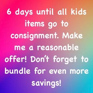 Kids items - make me an offer